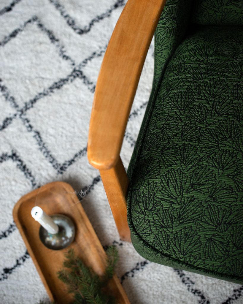 Kunnostettu Havui-nojatuoli